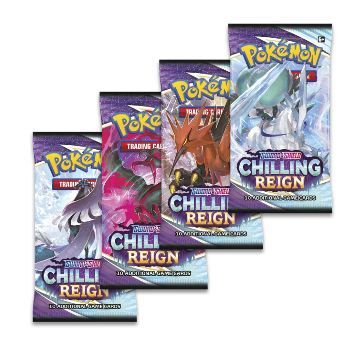 2021 Pokemon Sword&Shield Ice Rider Calyrex V Collection Box