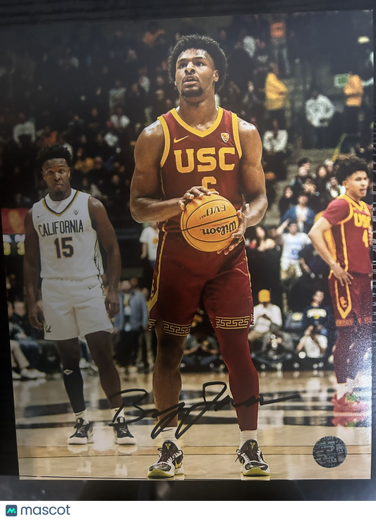 Bronny James Signed Photo w/COA