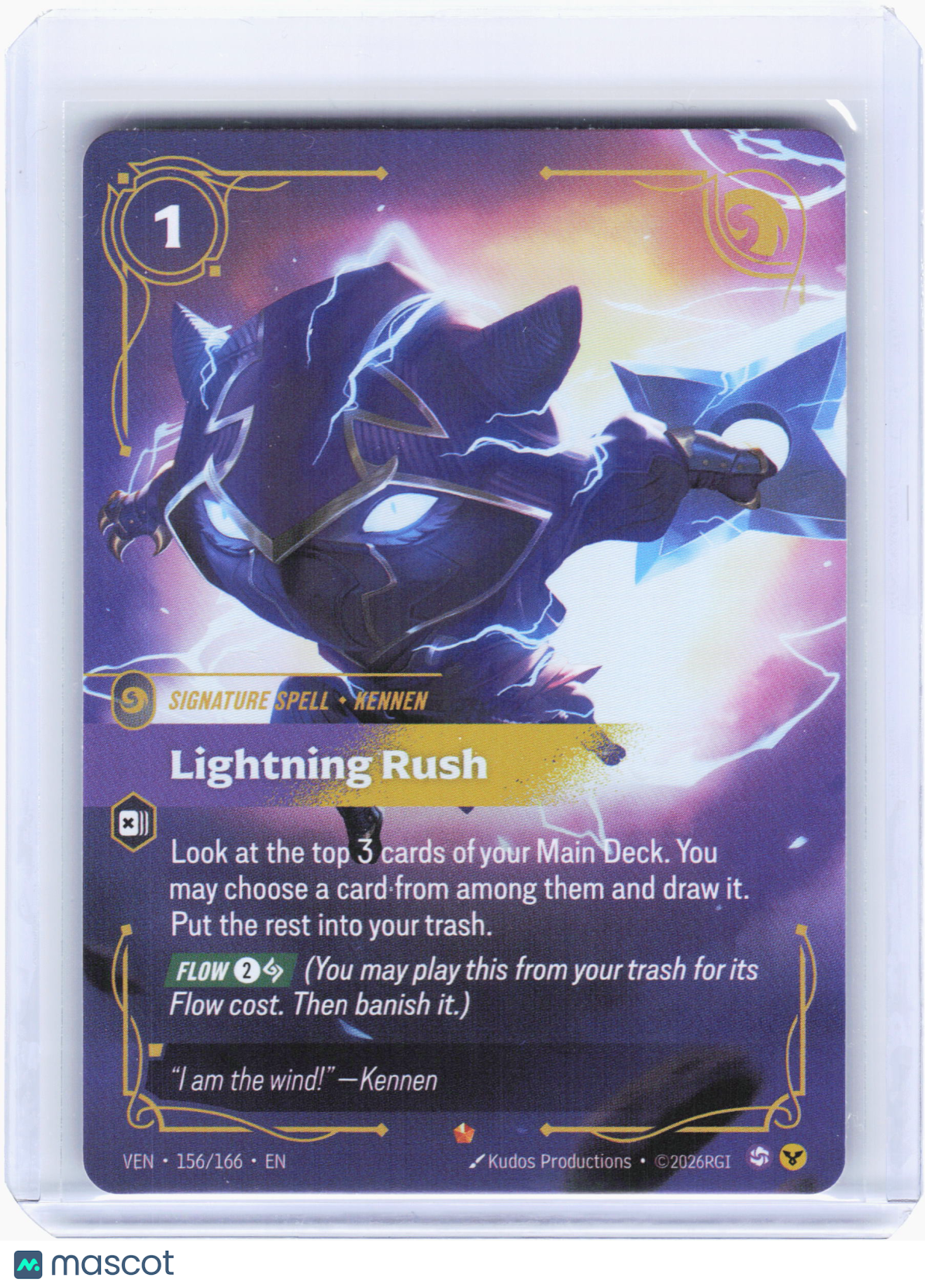 2026 League of Legends—Lightning Rush #156 Vendetta—Epic Foil