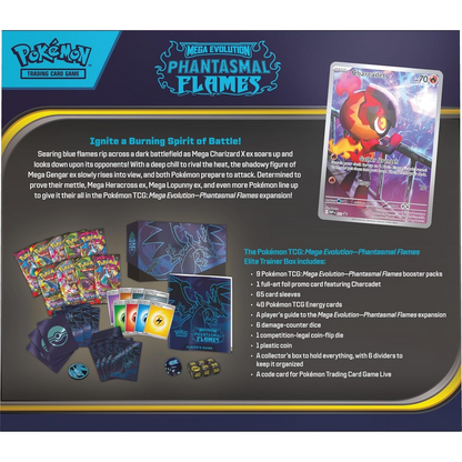 2025 Pokémon TCG: Mega Evolution—Phantasmal Flames Elite Trainer Box