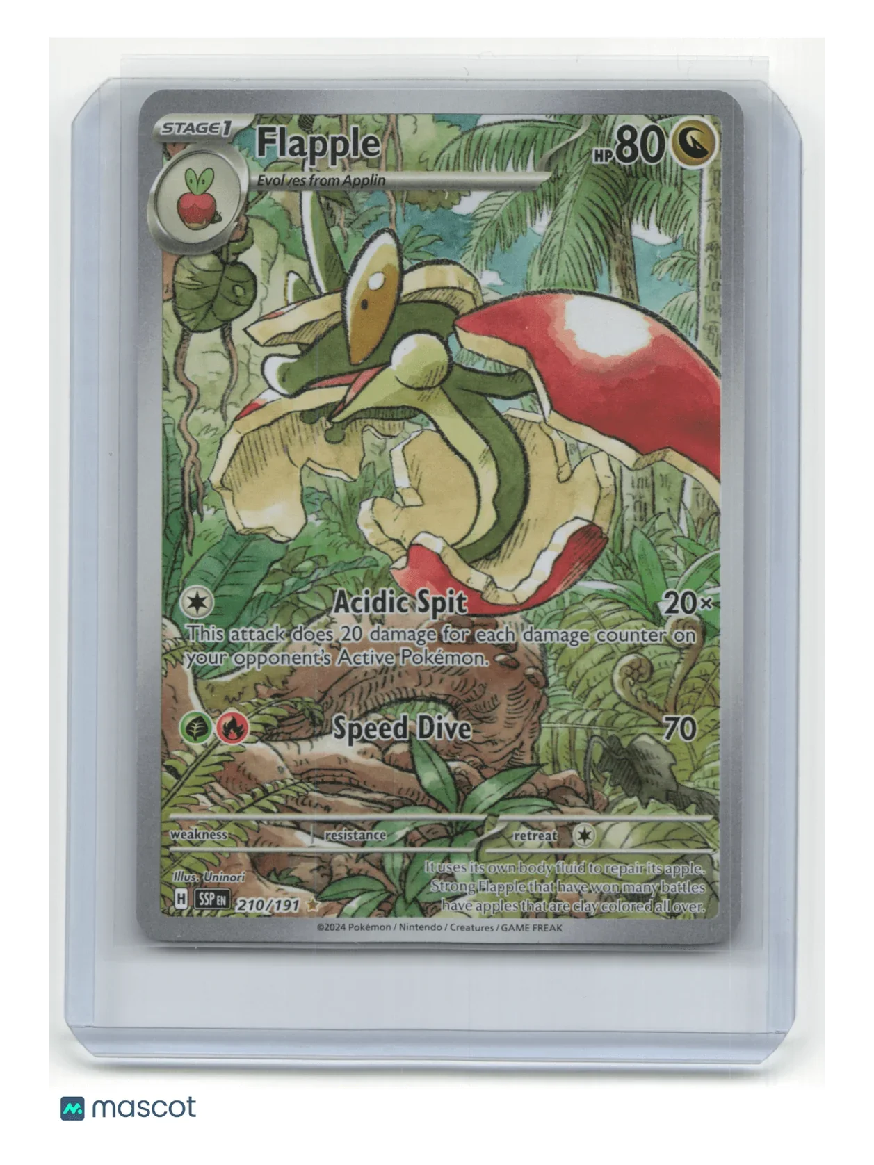 2024 Pokemon TCG Flapple Surging Sparks #210/191 - Papa Joey's Collectibles