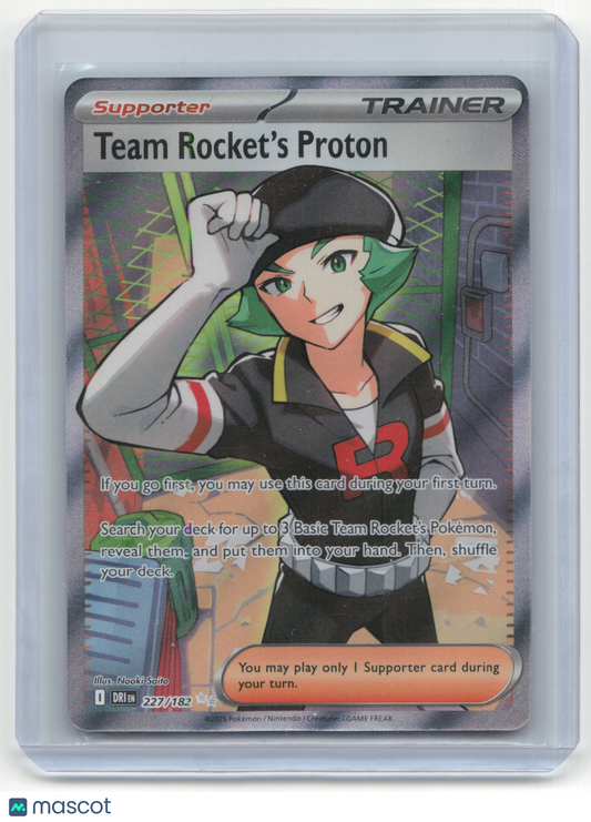 2025 Pokemon Team Rocket's Proton Destined Rivals #227/182 Near Mint FA