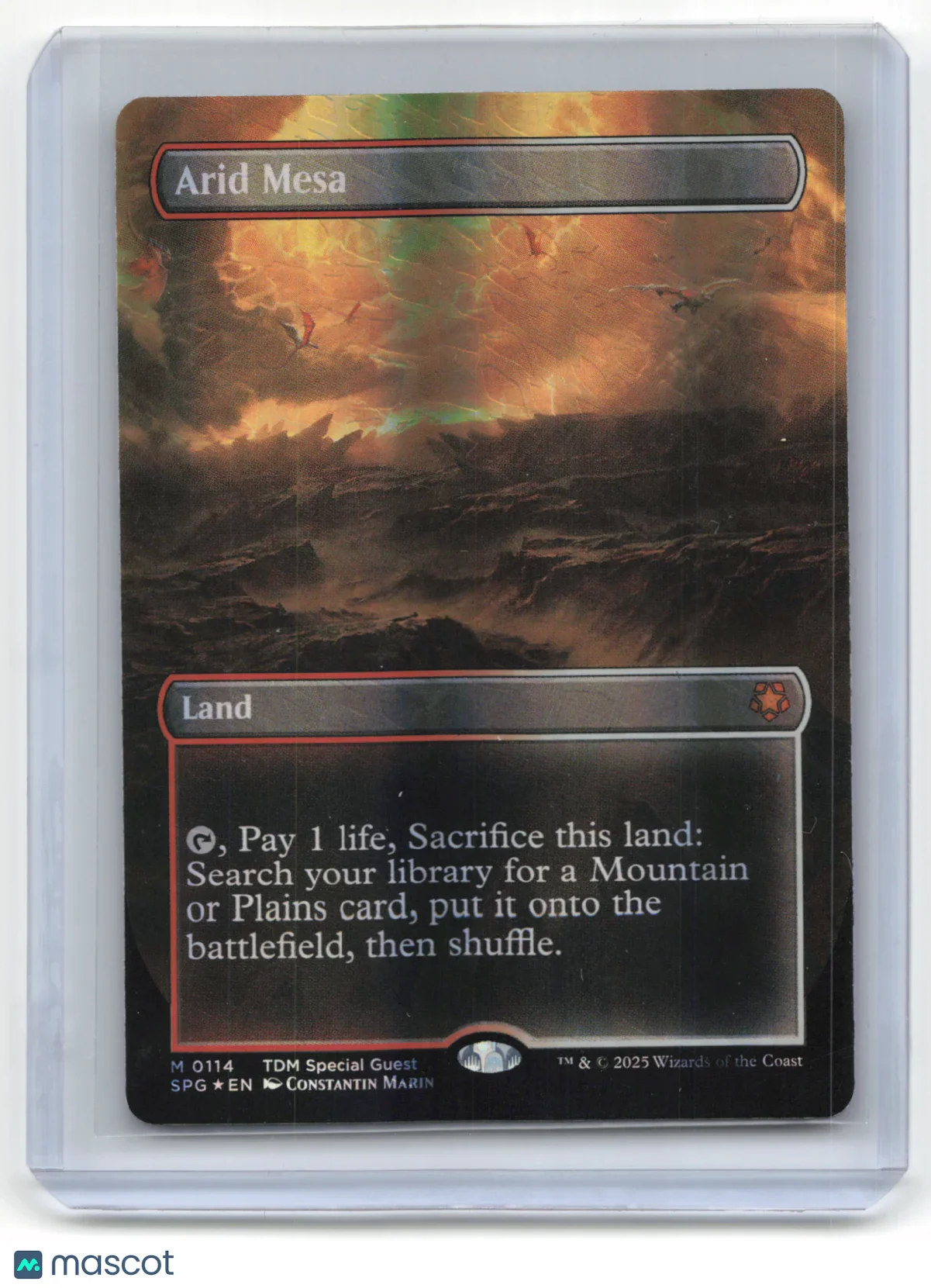 2025 Magic: The Gathering Arid Mesa Tarkir: Dragonstorm #0114 English Scale Foil - Papa Joey's Collectibles