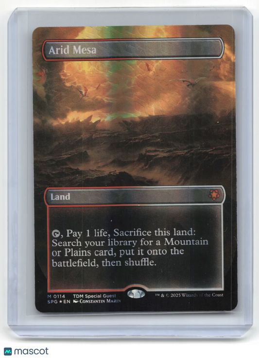 2025 Magic: The Gathering Arid Mesa Tarkir: Dragonstorm #0114 English Scale Foil - Papa Joey's Collectibles