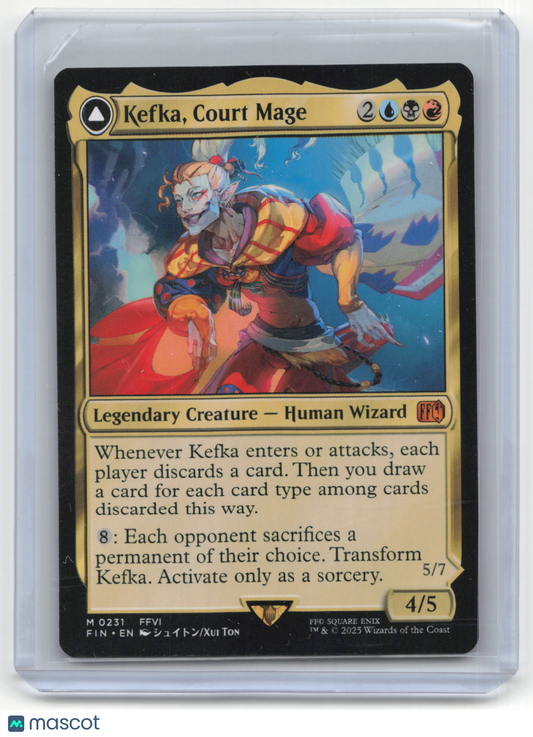 2025 Magic: The Gathering Kefka, Court Mage Final Fantasy #M 0231