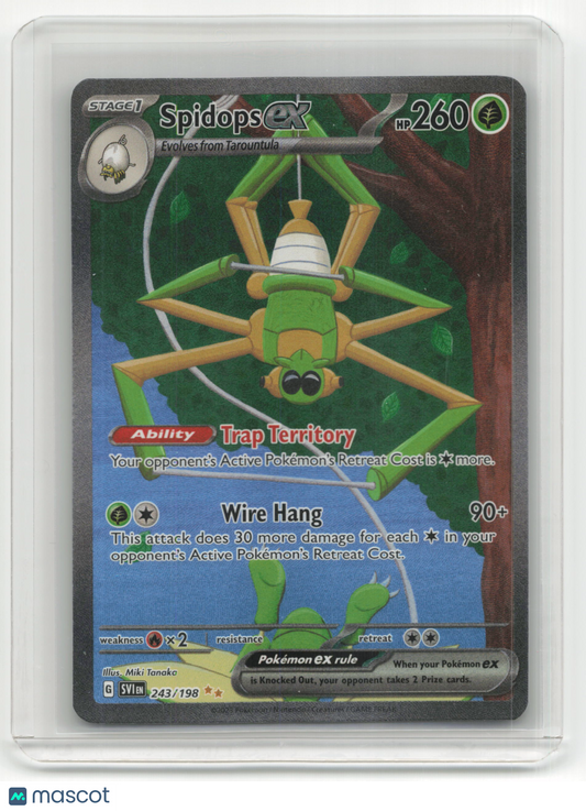 2023 Pokemon TCG Spidops ex Scarlet & Violet #243/198