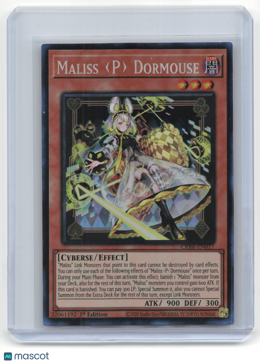 2023 Yu-Gi-Oh! Maliss (P) Dormouse Crossover Breaker #CRBR-EN017 Collector Rare