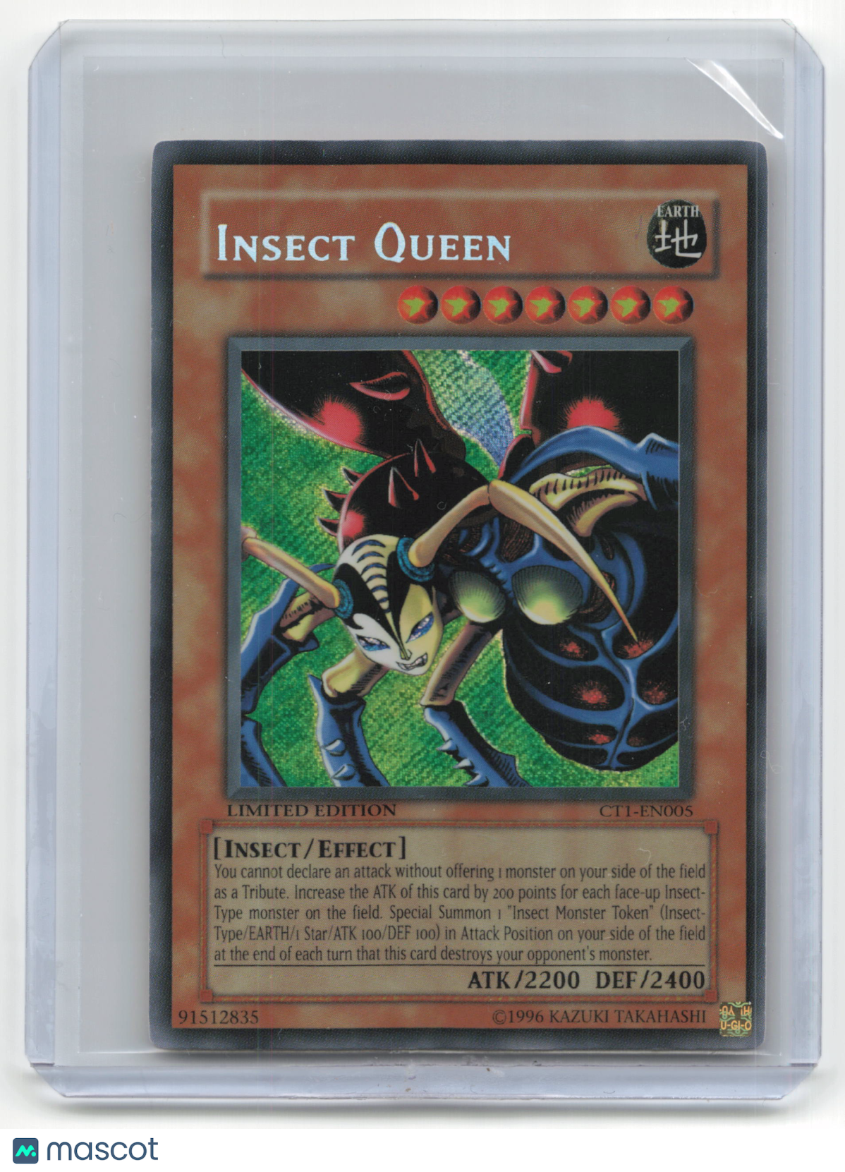 2004 Yu-Gi-Oh! Insect Queen Collector Tin #CT1-EN005 English SCR