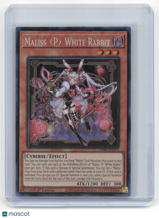 2023 Yu-Gi-Oh! Maliss (P) White Rabbit Crossover Breaker #CRBR-EN015 CR