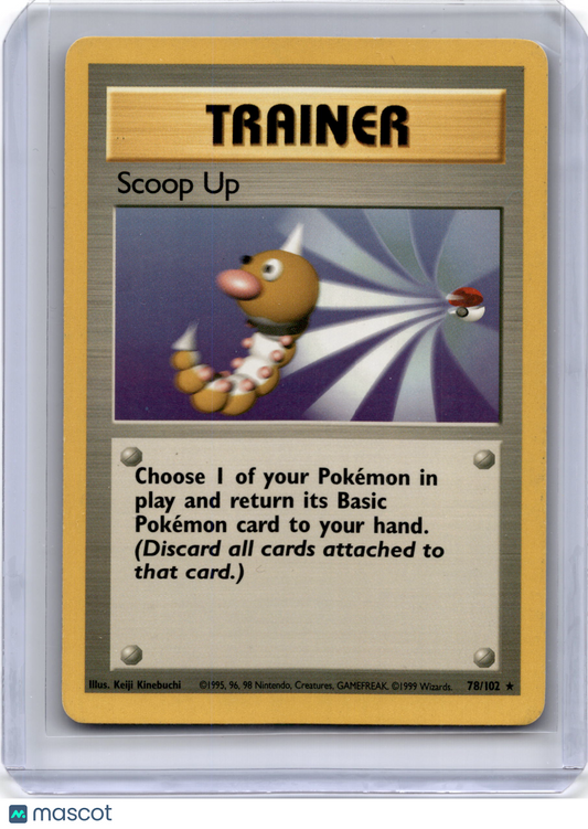 1999 Pokémon Scoop Up Base Set #78/102 Lightly Played