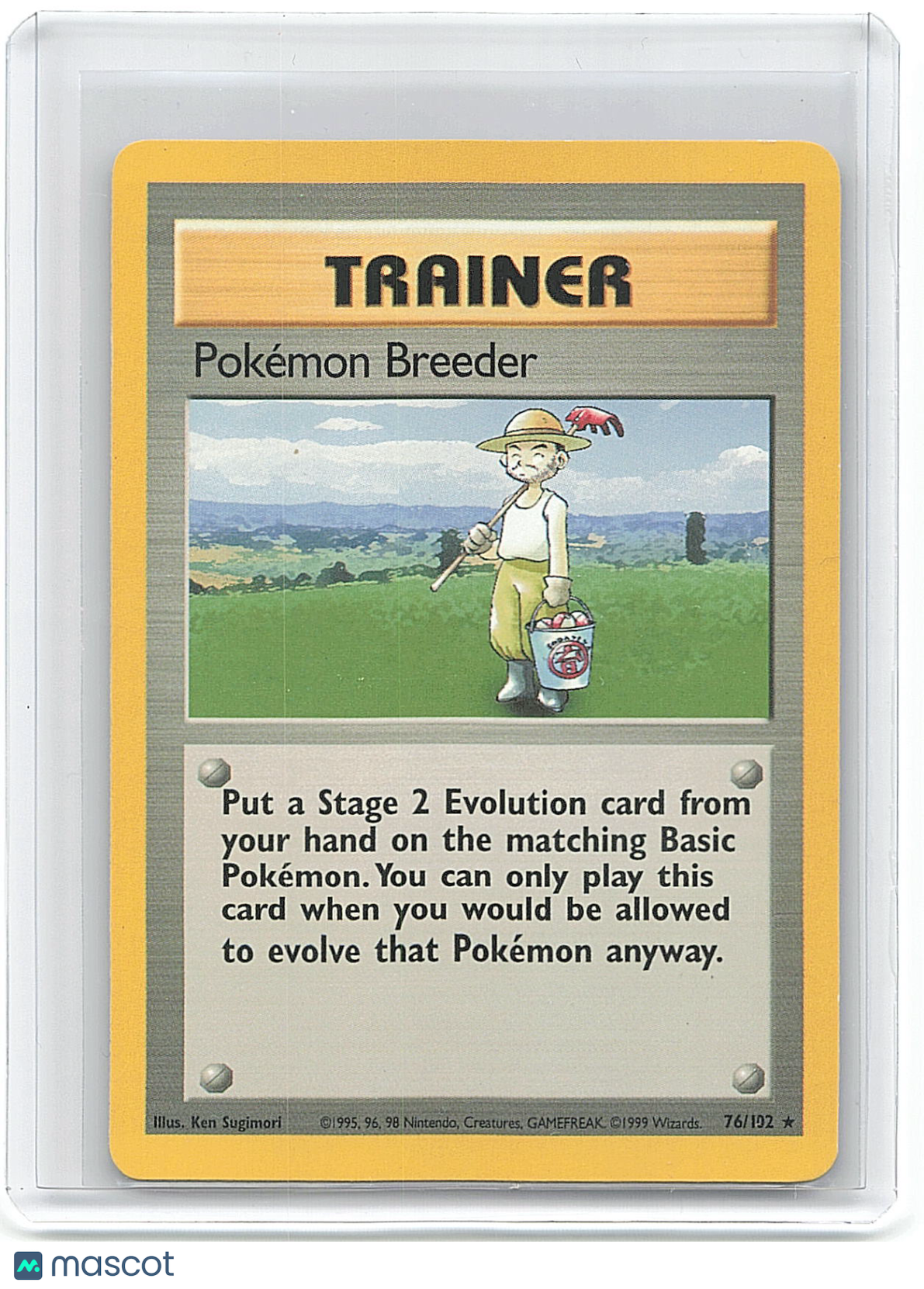 1999 Pokémon Pokémon Breeder #76/132