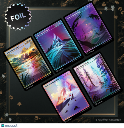 2021 Magic: The Gathering Secret Lair Drop: PixelSnowLands.jpg (Foil Edition)