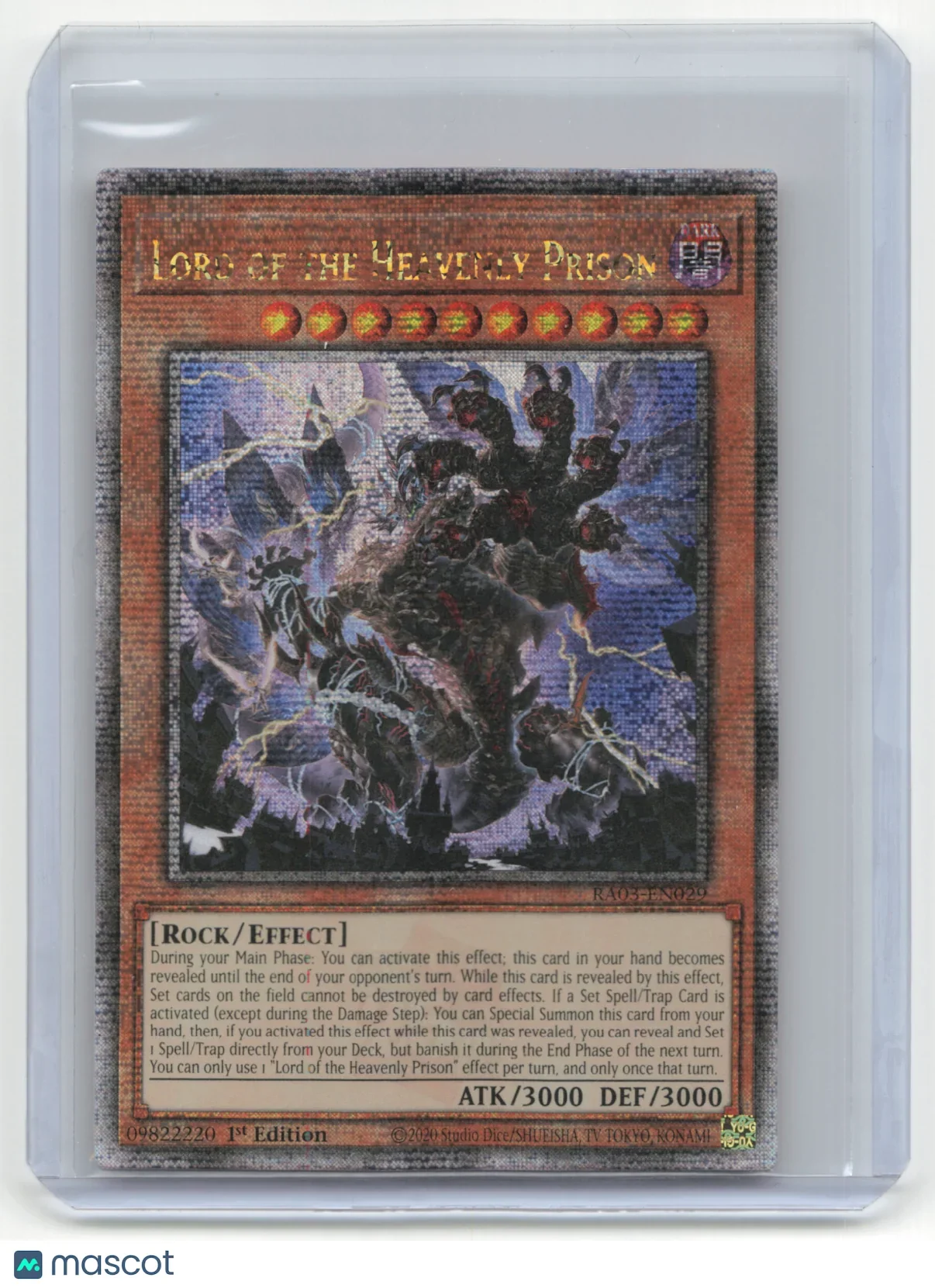 2024 Yu-Gi-Oh! Lord of The Heavenly Prison QC Bonanza #RA03-EN029 QCR - Papa Joey's Collectibles