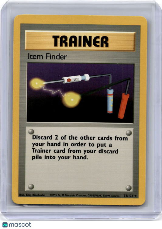 1999 Pokemon TCG Item Finder Base Set #74/102 Lightly Played - Papa Joey's Collectibles