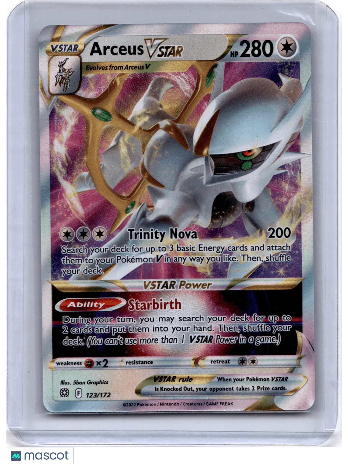 2022 Pokemon TCG Arceus Vstar Brilliant Stars #123/172 - Papa Joey's Collectibles