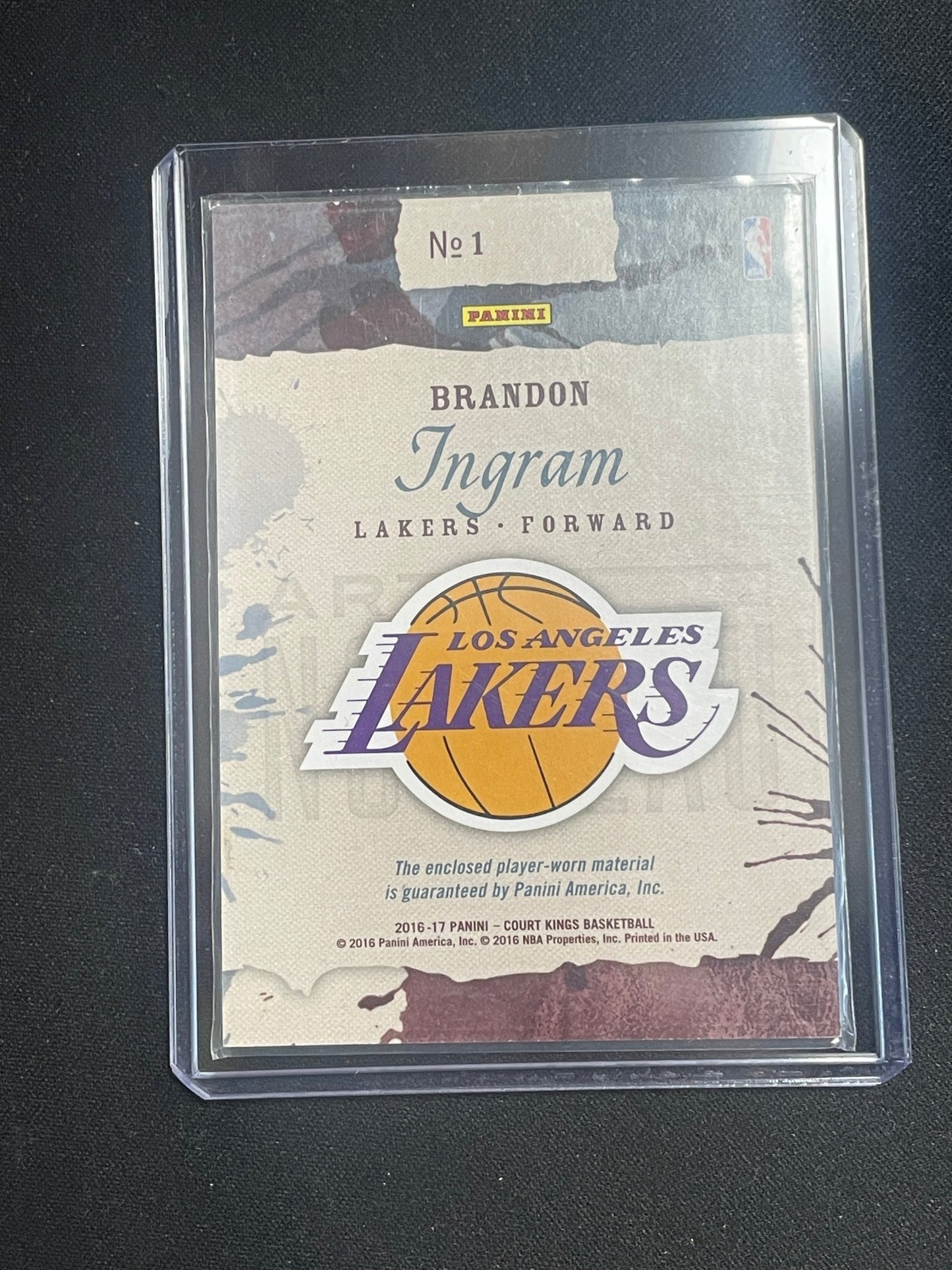 Court Kings Basketball Brandon Ingram Relic