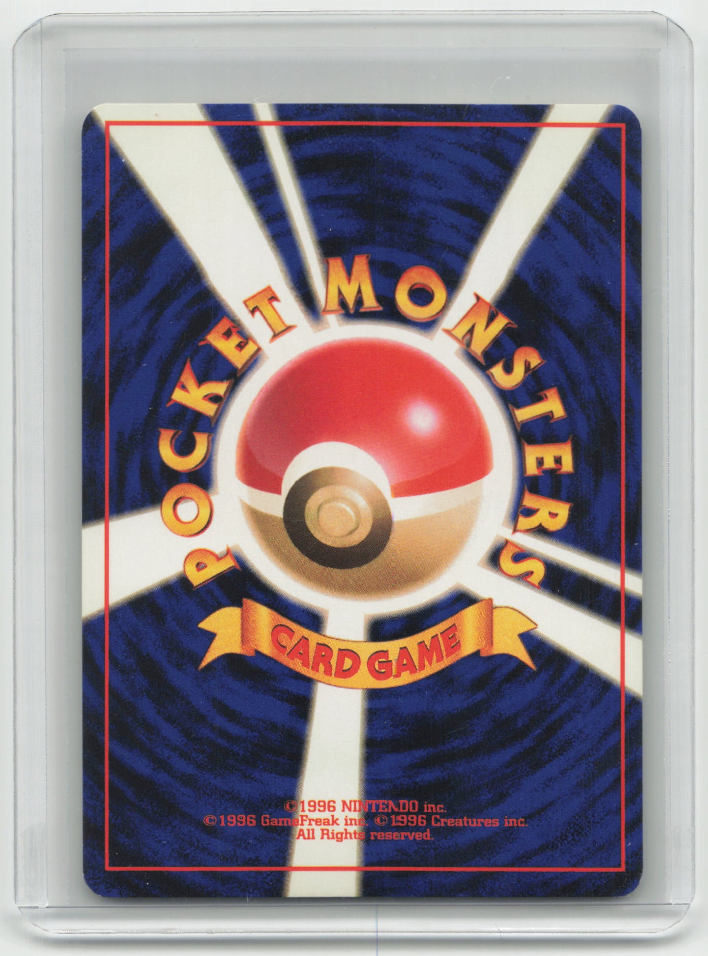 1996 Pokemon Hypno Mystery of the Fossils #097 Japanese
