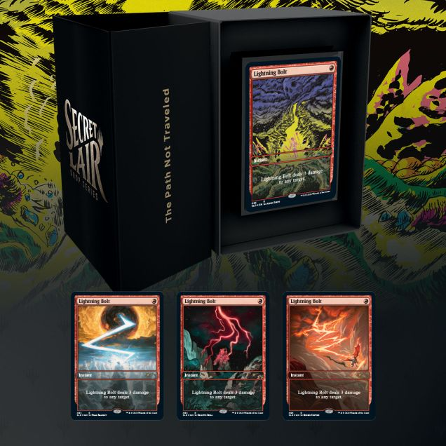 2020 Magic: The Gathering Secret Lair Drop: Mountain, Go (Foil Edition)