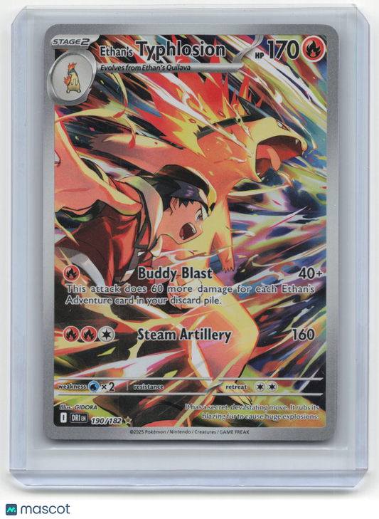 2025 Pokemon TCG Ethan's Typhlosion Destined Rivals #190/182