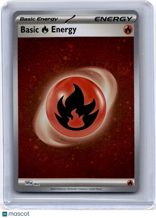 2023 Pokemon TCG Fire Energy Scarlet & Violet #002 - Papa Joey's Collectibles