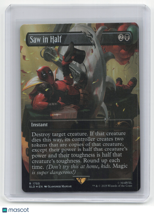 2025 Magic: The Gathering Saw in Half Secret Lair Drop: Marvel #R 1755 English Foil