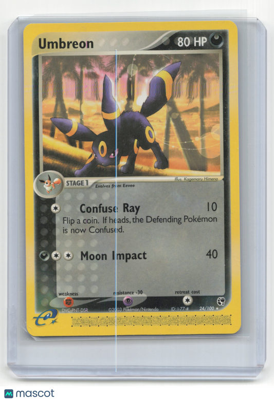 2003 Pokemon TCG Umbreon EX Sandstorm #24/100