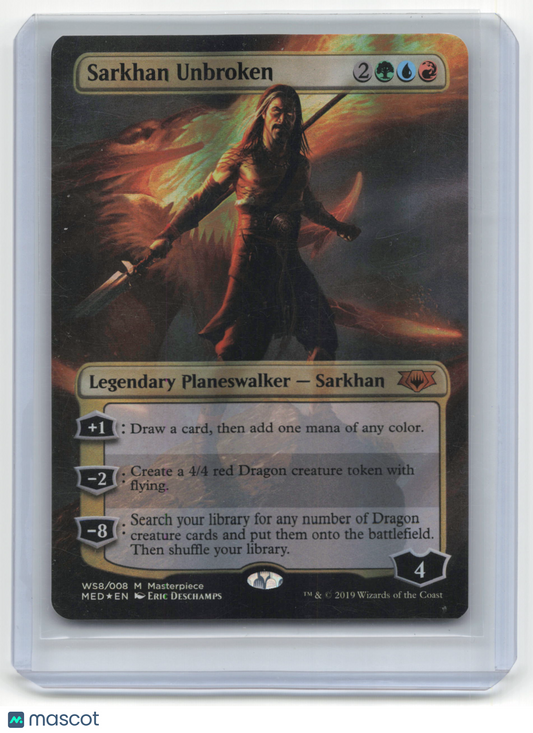 2019 Magic: The Gathering Sarkhan Unbroken War of the Spark #WSA/008 Foil