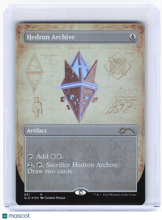 2022 Magic: The Gathering—Hedron Archive #691 Secret Lair Drop—Foil (Borderless)
