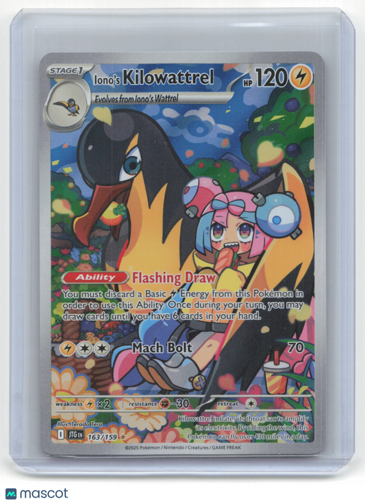 2025 Pokemon Iono's Kilowattrel Journey Together #163/159
