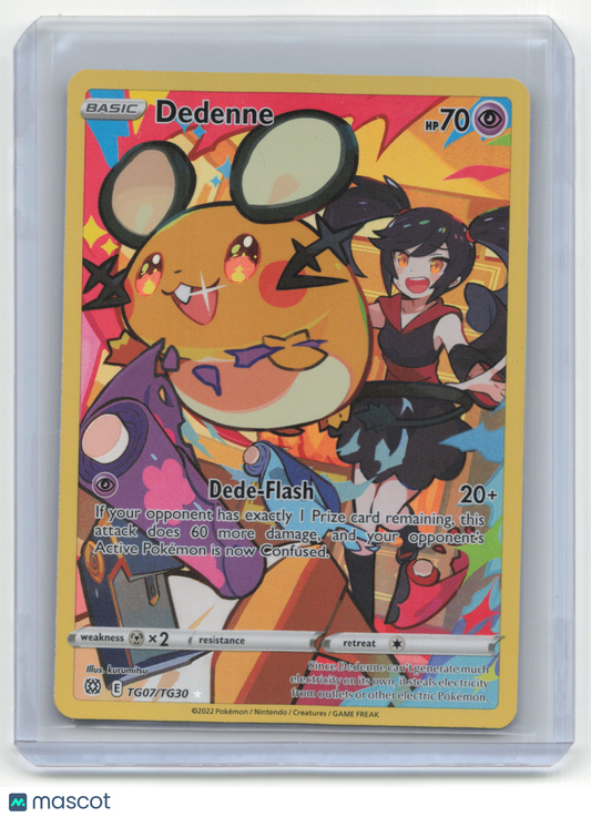 2022 Pokemon Dedenne Brilliant Stars: Trainer Gallery #TG07/TG30 Near Mint