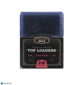 Cardboard Gold Standard 240 Pt. Clear 3" x 4" Toploader 5 ct.