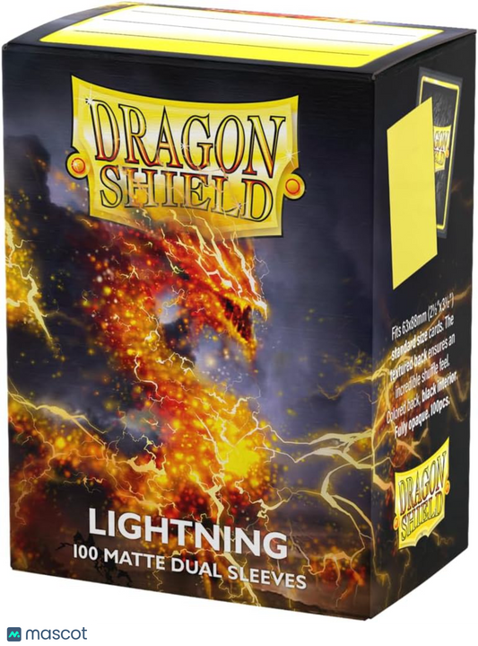 Dragon Shield Standard 20 Pt. Lightning Matte Card Sleeves