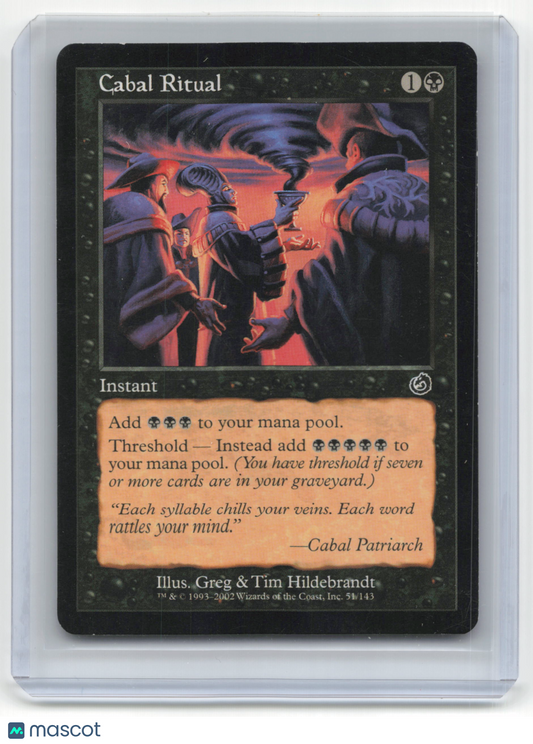 2002 Magic: The Gathering Cabal Ritual Torment #51/143