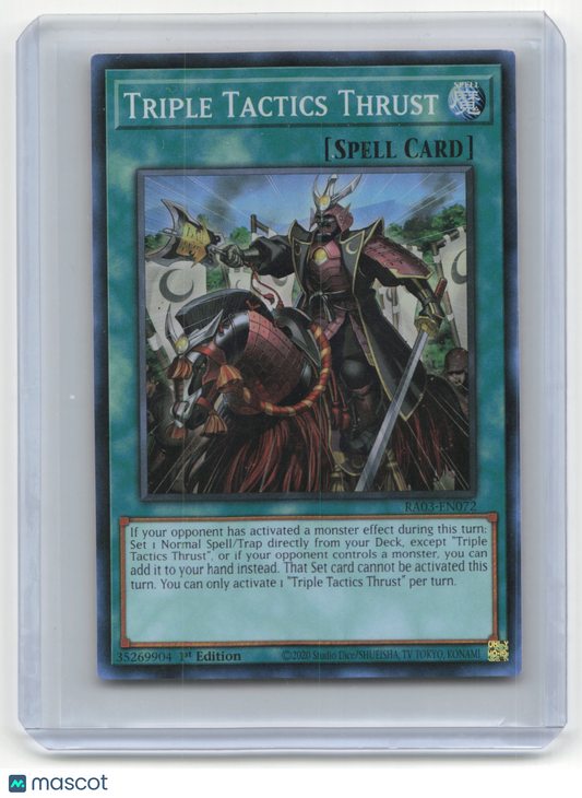 2024 Yu-Gi-Oh! Triple Tactics Thrust QC Bonanza #RA03-EN072 Super Rare