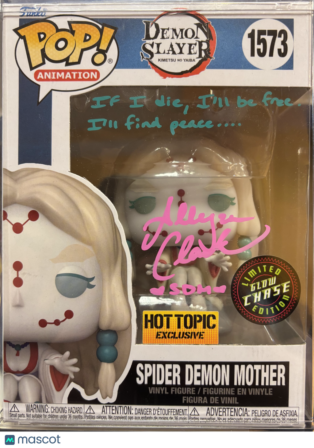POP! Animation—Demon Slayer—Super Demon Mother #1573—(Chase)(Hot Topic Exclusive)(Signed)
