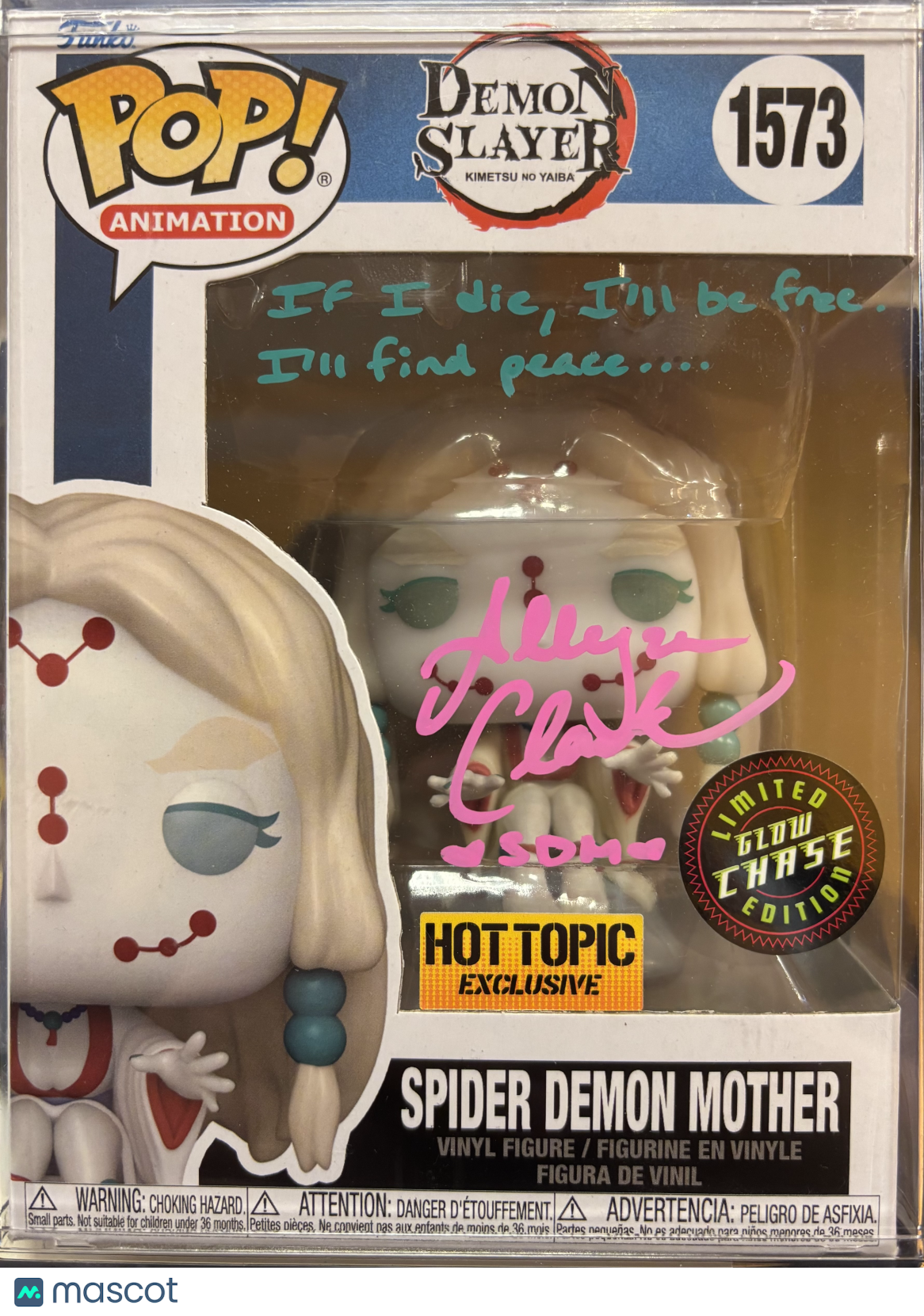 POP! Animation—Demon Slayer—Super Demon Mother #1573—(Chase)(Hot Topic Exclusive)(Signed)