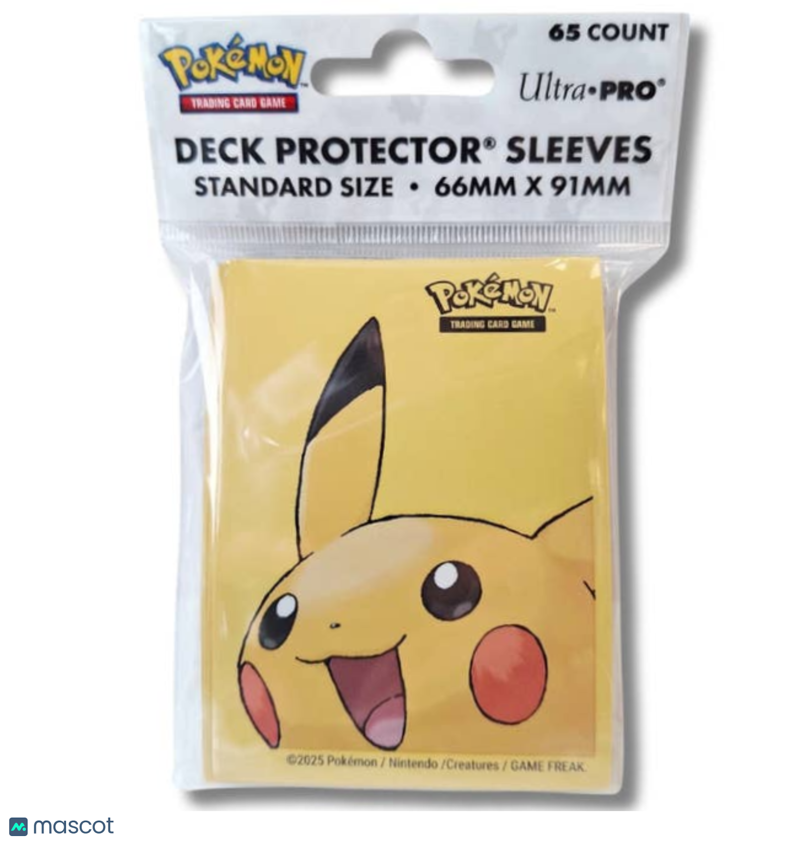 Ultra PRO Pikachu Deck Protector Sleeves 65 Ct - Papa Joey's Collectibles