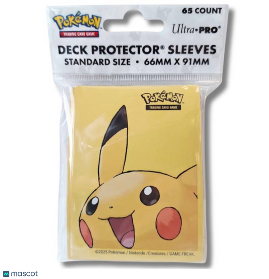 Ultra PRO Pikachu Deck Protector Sleeves 65 Ct - Papa Joey's Collectibles