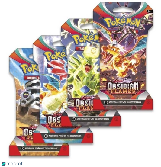 2023 Pokemon Scarlet & Violet Obsidian Flames Sleeved Booster Pack