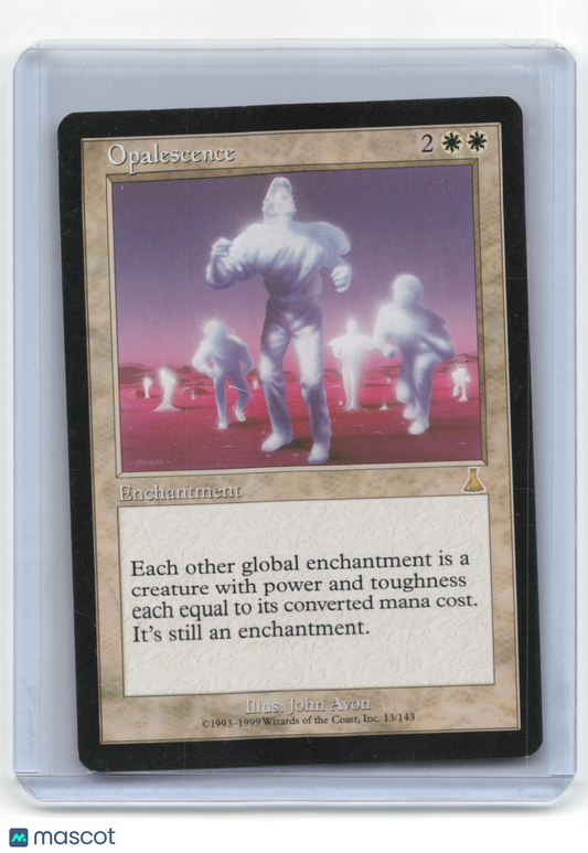 1999 Magic: The Gathering Opalescence Urza's Destiny #13/143 Mod Played