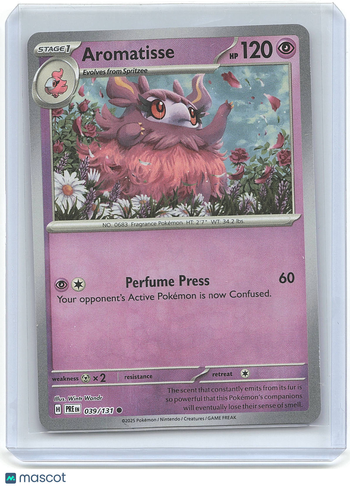 2015 Pokemon Aromatisse #99/119 039/131