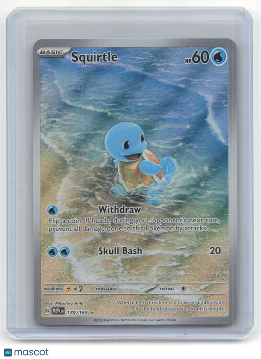 Squirtle 2023 Pokemon 151 #170/165 Near Mint