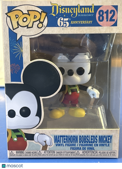 Funko Matterhorn Bobsleds Mickey # Very Good