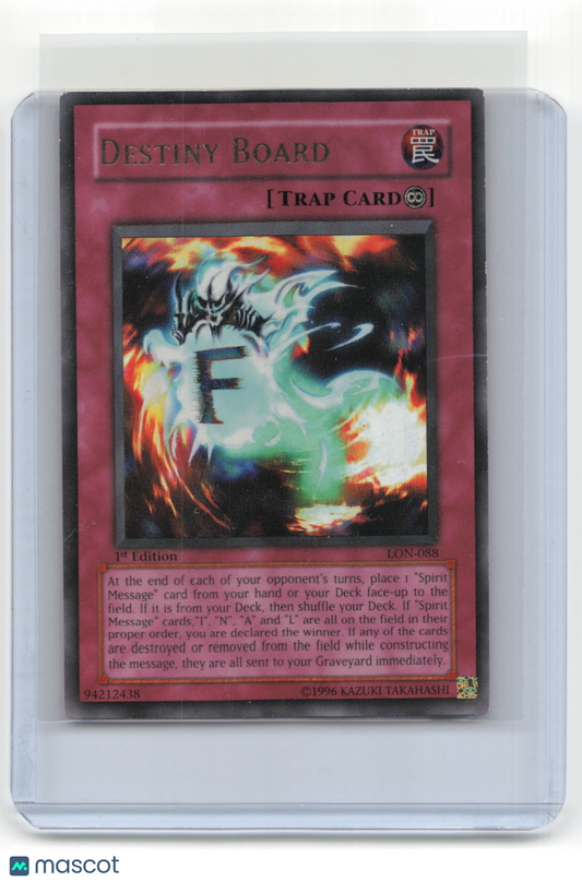 2003 Yu-Gi-Oh! Destiny Board Labyrinth of Nightmare #LON-088 Damaged UR