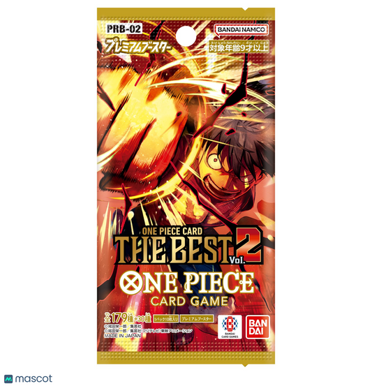 2025 One Piece The Best Vol.2 (PRB-02) Japanese Premium Booster Pack