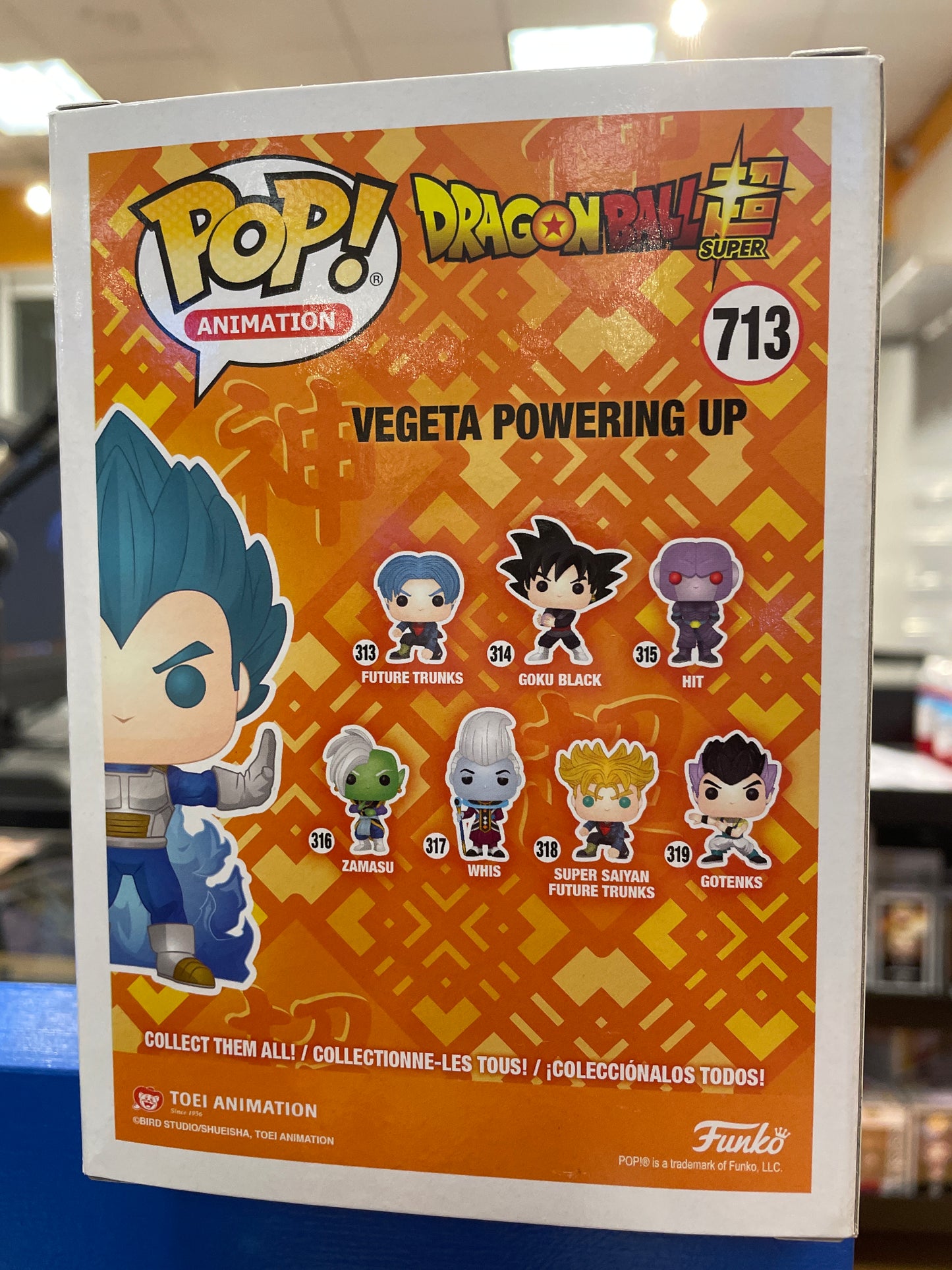 Funko Dragon Ball Super Vegeta Powering Up #713 (VG) Limited Chase, CC Excl.
