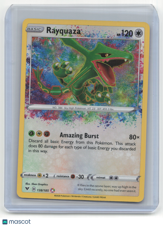 2020 Pokemon TCG Rayquaza Vivid Voltage #138/185