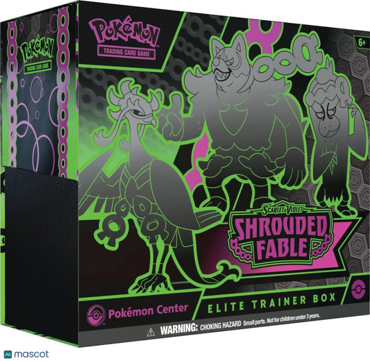 2024 Pokemon Scarlet & Violet Shrouded Fable Pokemon Center Elite Trainer Box