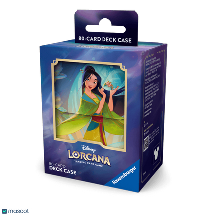 Disney Lorcana TCG Mulan, With Comb Deck Box