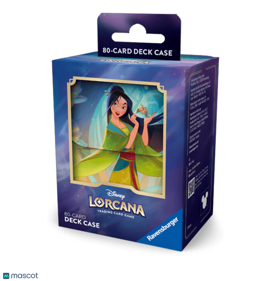 Disney Lorcana TCG Mulan, With Comb Deck Box